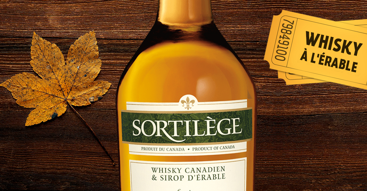 Sortilège  Whisky canadien -28% en France