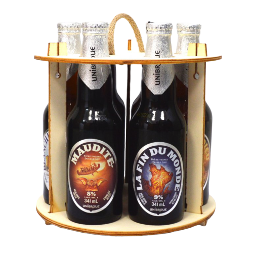 Coffret cadeau 6 bières canadiennes - Unibroue