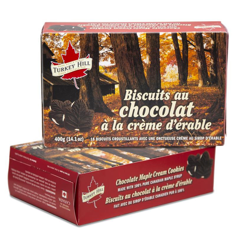 Biscuit au chocolat et à la crème d'érable