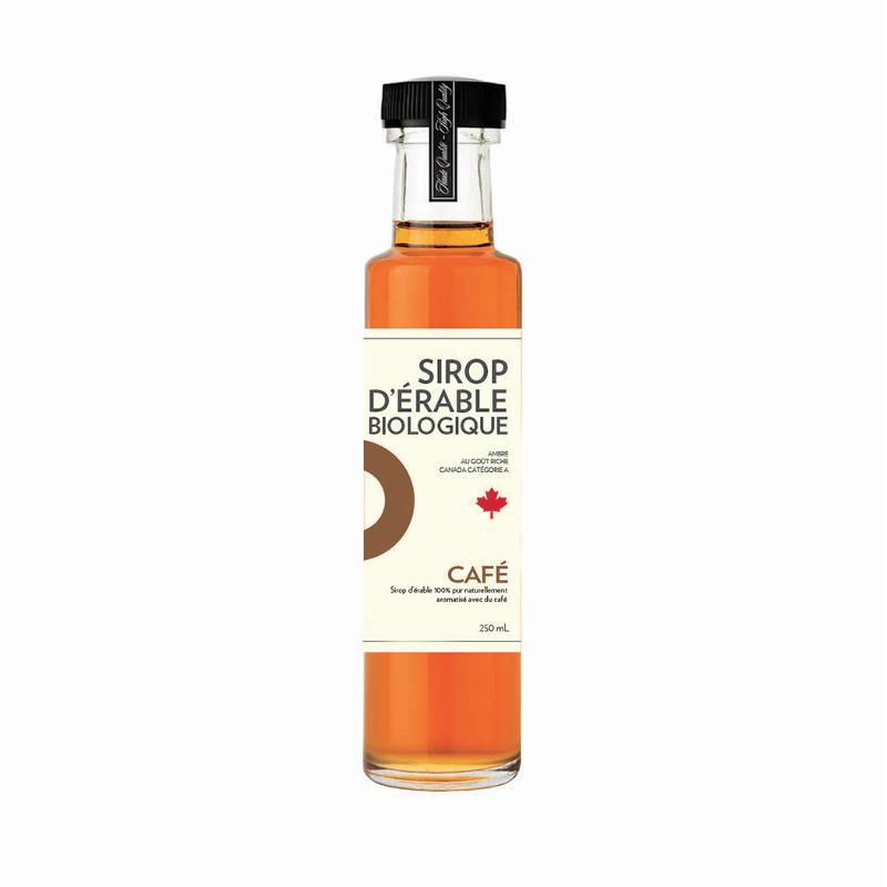 Sirop d'érable biologique - café