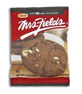 MRS FIELDS COOKIES BROWNIE CHOCOLAT BLANC